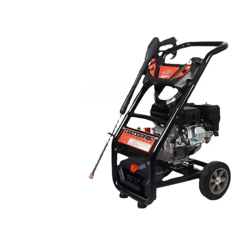 

High pressure automatic car washer gasoline high pressure washer 190 bar large flow high pressure car wash pump