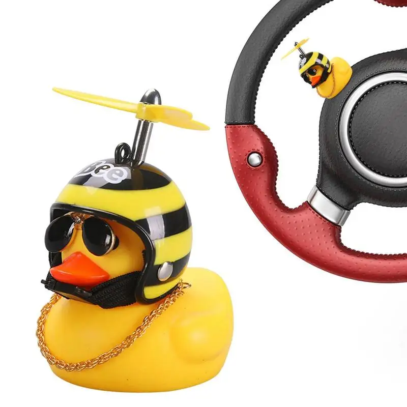 

Yellow Car Duck Rubber For Car Accessories Dashboard Toy Small Duck Car Decoration Interior Cute Duck Ornaments Desk Decor