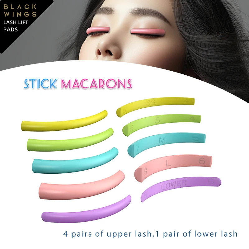 2023New Beauty colours Lashlift Silicone Lovely Eyelash Lift Perm Pads Kit Eye Curler Rods Tool UP And Low Lash Pads