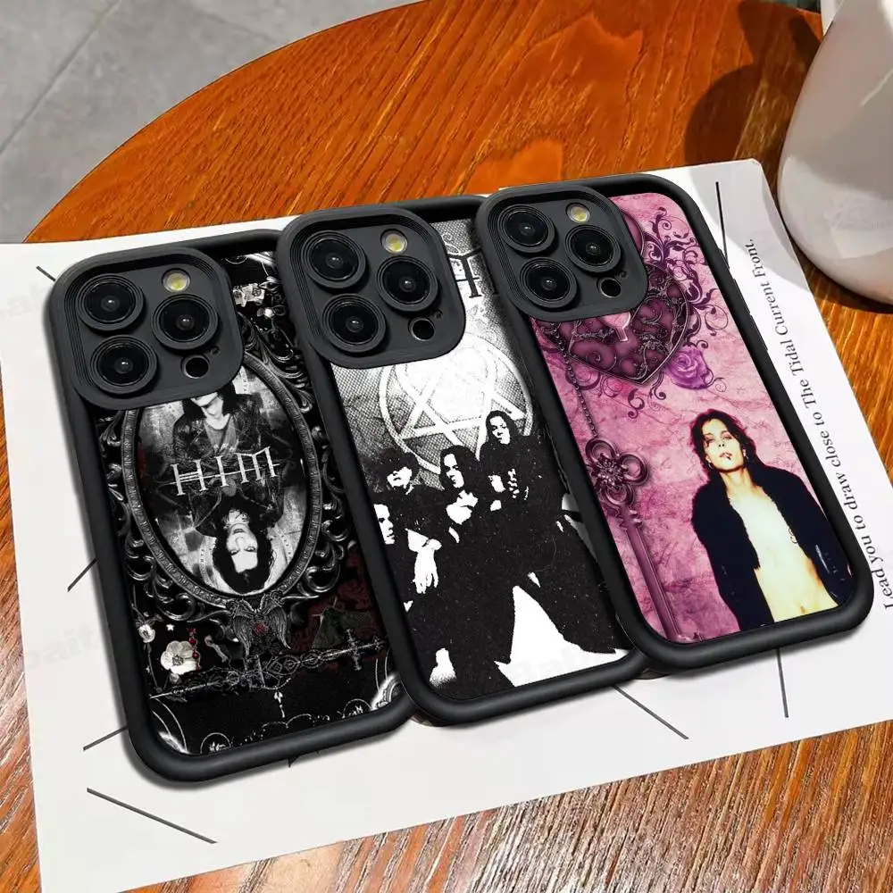 Rock Band H-Him Phone Case For IPhone 17 16 15 14 13 12 11 Pro Max 16E Plus INS Soft Cover