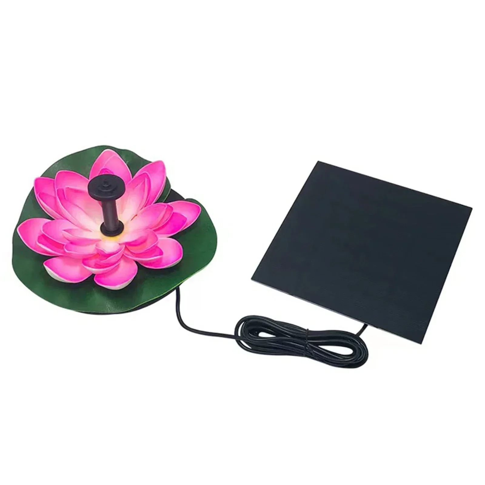 1 Pcs Solar Water Fountain With Lotus Leaf Solar Bird Bath Fountain Pump Solar Garden DC Fountain Water Pump Alternative Energy