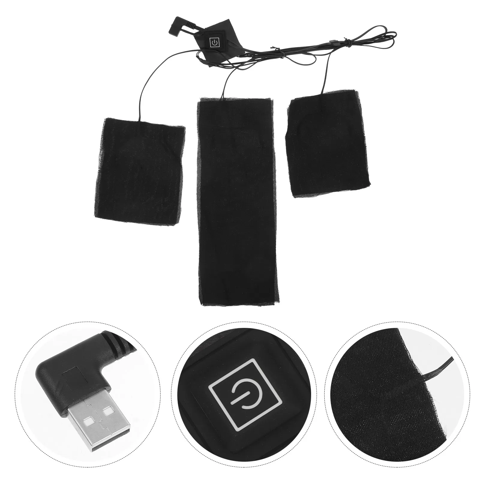 

USB-грелка с подогревом из углеродного волокна, портативный греющий коврик для путешествий и кемпинга, для согревания рук и ног, USB-перезаряжаемый обогреватель