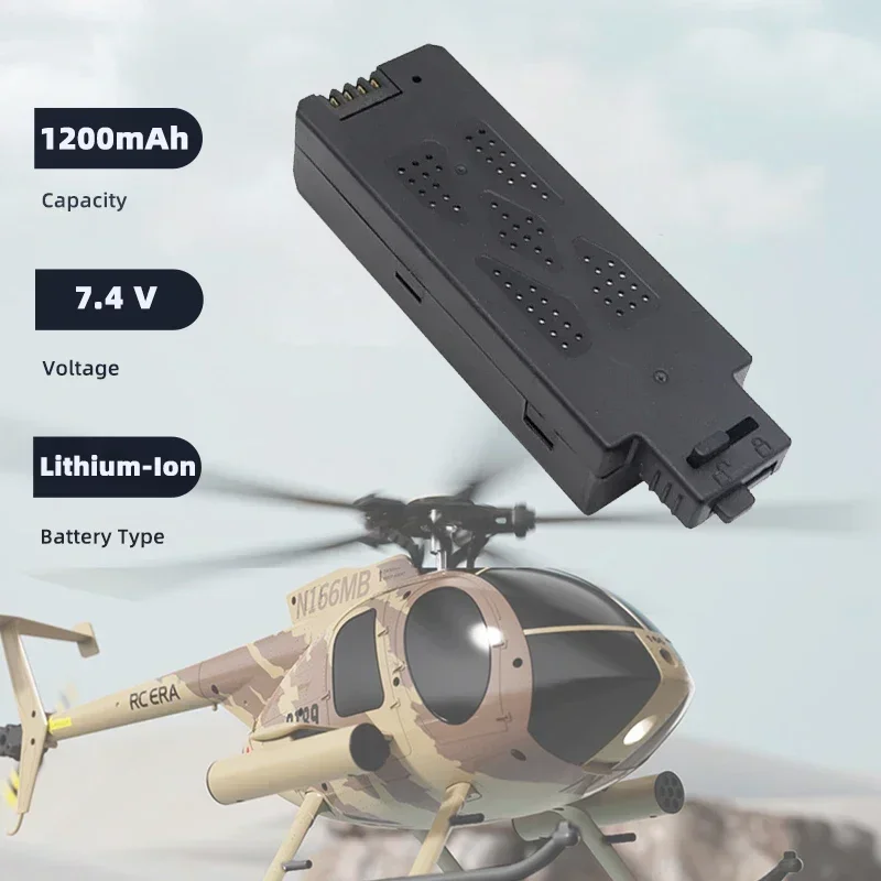 Zapasowa bateria do drona do C189 MD500 RC ptak helikoptery bateria 7.4V 1200mAh akcesoria do ogniw litowo-polimerowych części