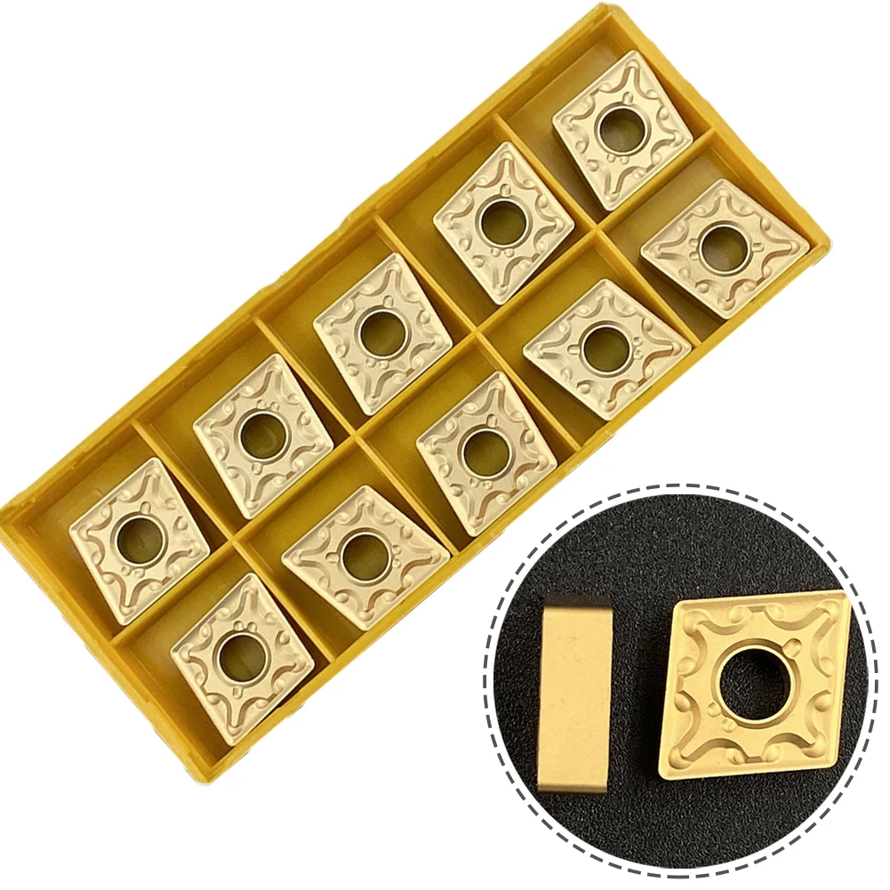 Set di inserti da dieci pezzi ad alta efficienza di CNMG 120408   MA Progettato specificamente da utilizzare con il sistema di utensili MCLNR