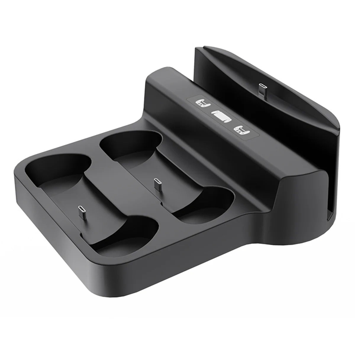 For PS5 Portal Streaming Handheld Charging Dock for PS5 Gamepad Charging Dock Charger Handheld Charger, Black