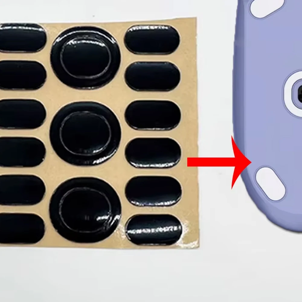 

1 комплект коньков для мыши, скользящие подушечки для ног, наклейка на ножки мыши для Logitech G102, коврики для ног для мыши, черные наклейки на ножки мыши, аксессуары