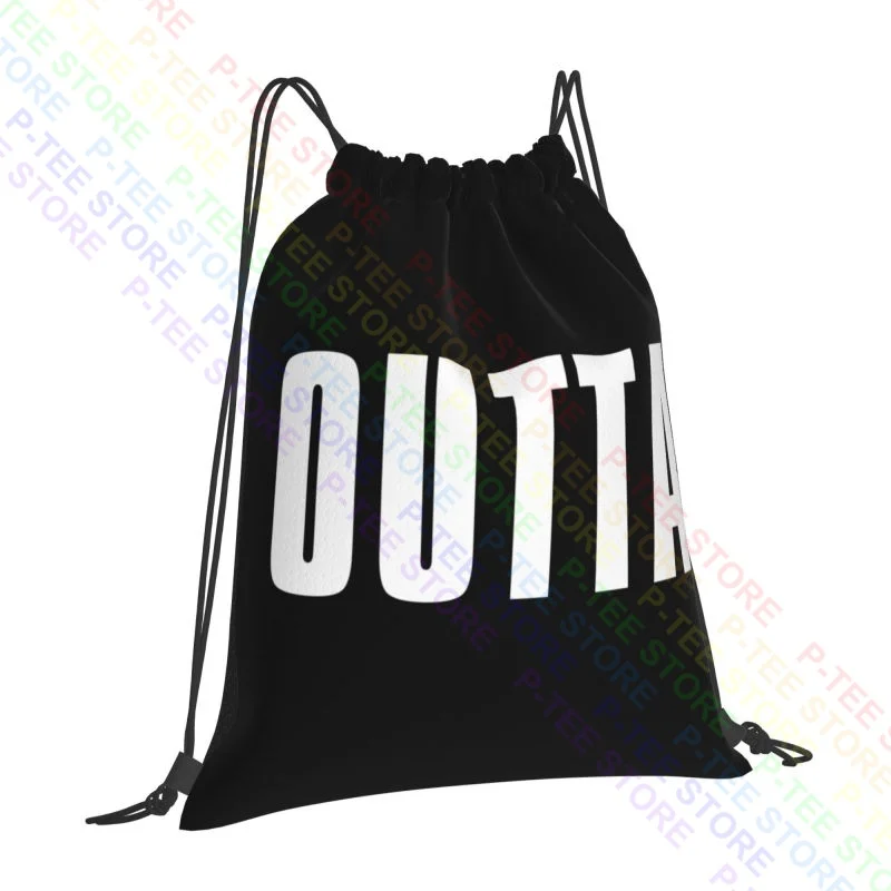 Gaming Duty Call Zone Of War Straight Outta Verdansk Drawstring Bags Gym Bag Portable Shopping Bag