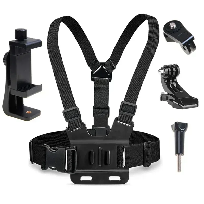 AliExpress VIKEFON Mobile Phone Chest Strap Safety Mount Stand First View Recording of Daily Cycling Accessories Sports Camera Cell Phone Holder