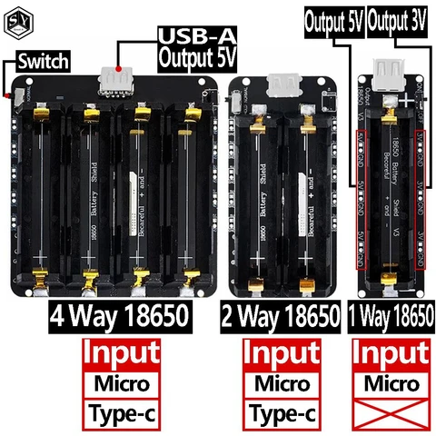 Модуль платы расширения для мобильного питания Shield V8 18650 Lithium Battery Shield V8 5 В/3 А 3 В/1 А Micro USB для Arduino ESP32 ESP8266 топ 10 аккумулятор для esp32 - №8