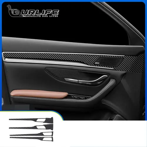For BYD Seal U Sealion 6 Song Plus DMI 2024 Accessories New Car Carbon fiber Interior Decoration Cover Stickers Accessories - Image 6