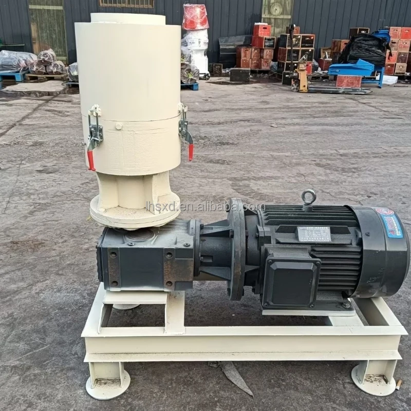 Wood Pellets Making Machine Sawdust Wood Pellet Machine diesel Engine Wood Pellet cat  Making Machine