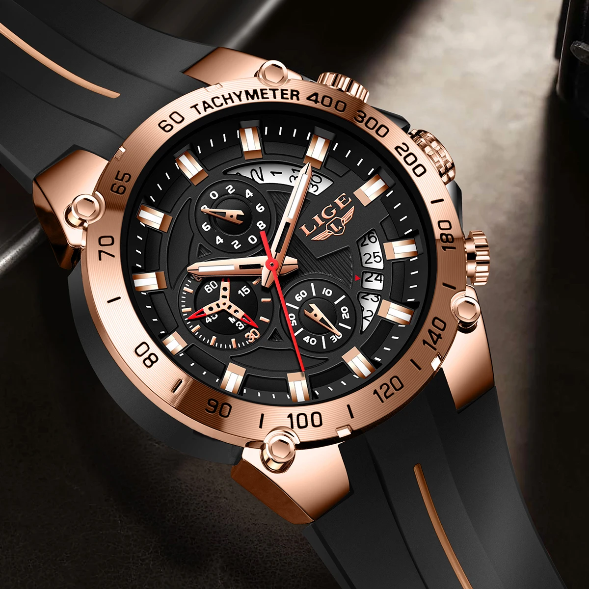 LIGE 2026 Brand Watch Men Sili - đánh giá và giá Smartwatch Army Watches For Men