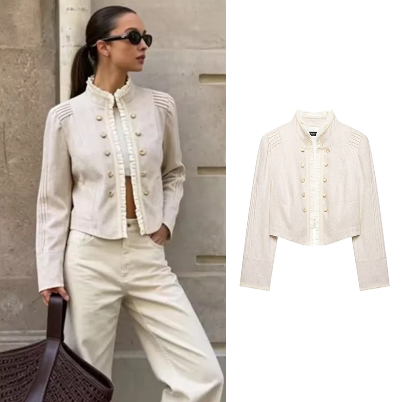 Jackets Autumn Women's 2026 New Chic Slim Thin Young Women's Coats Blouse Fashion Street Travel Unique Autumn Jackets
