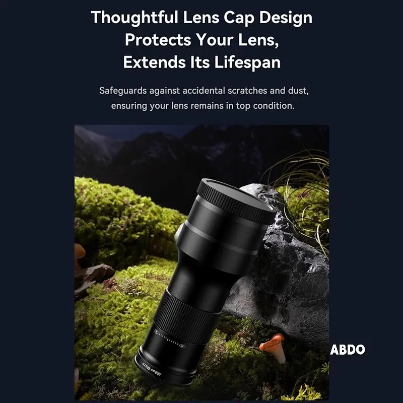 

Mobile Phone Telephoto Macro Lens Kit 6X Telephoto Lens+150Mm Macro Lens For Iphone 16/15/14 With Universal Phone Mount