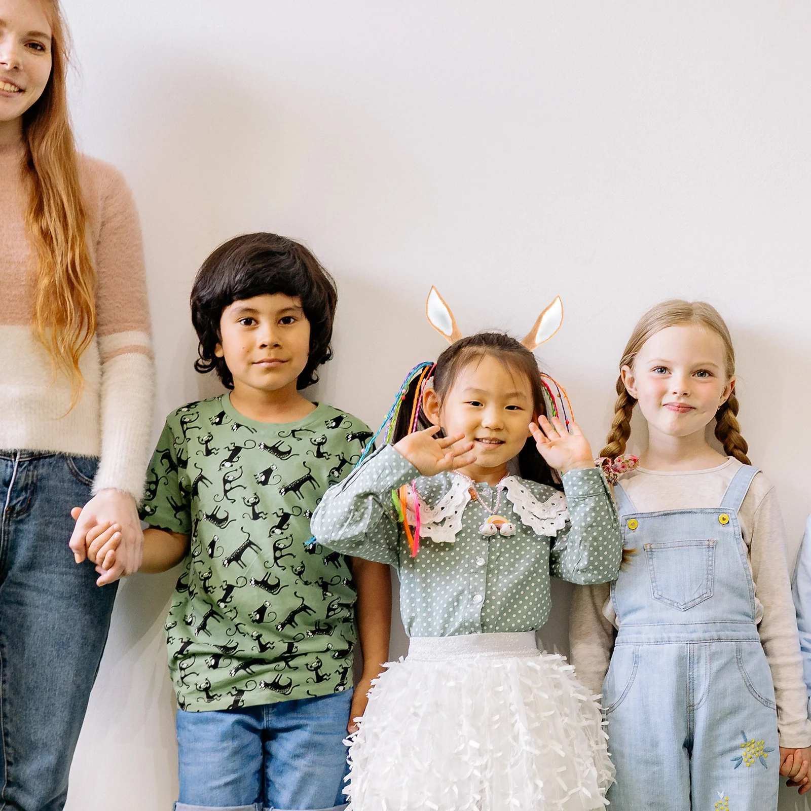 إكسسوارات عقال لطيف الحيوان آذان الغزلان واقعية القهوة الرنة للحرف اليدوية #6