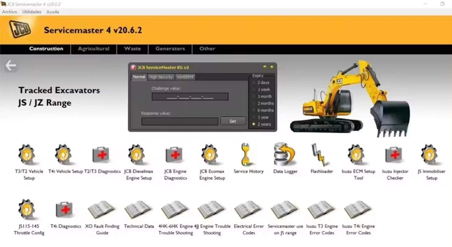 JCB ServiceMaster 4 (23.2.7) [2023/03] Diagnostic software+JCB key generator fully unlocked+free installation assistance