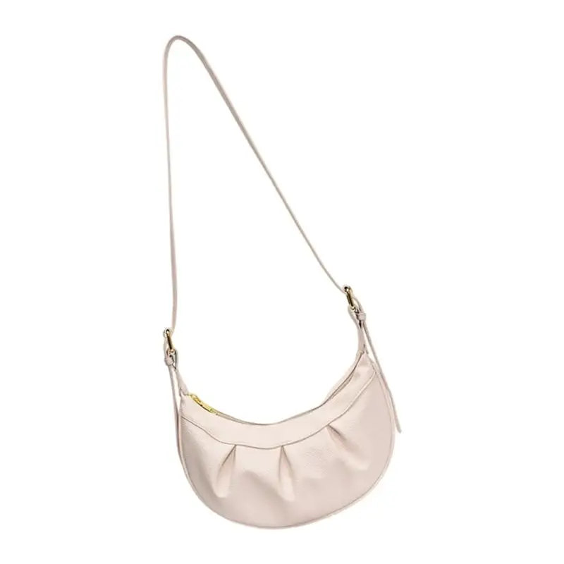 

D46D Shoulder Bag Trendy Crossbody Purse Waterproof Leather Small Hoboes Bag Handbag