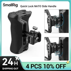 SmallRig Snap-on Quick Lock NATO Side Handle NATO Clamp Locks within One Second, Faster and Safer Adjustable Handle 4017