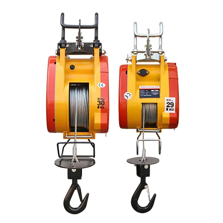 Rope Suspension Crane 500kg Load Capacity Portable Hanging Load for Retail Restaurant   110V Electric Hoist Wire