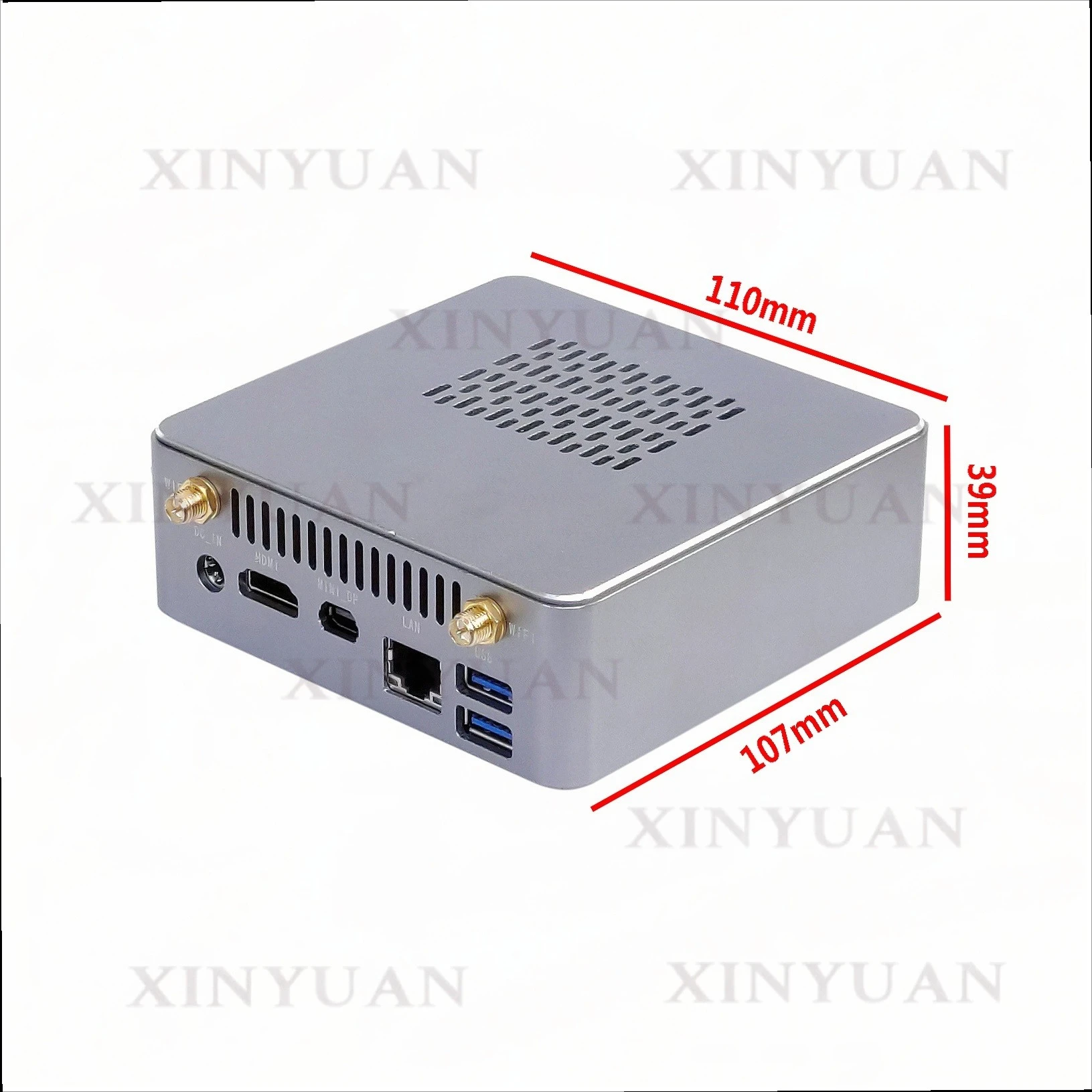 10x10cm Mini PC I3 1315U 13th Gen CPU Skylake DP 4K Type-C 2 DDR4 32GB M.2 SSD 4USB3.0