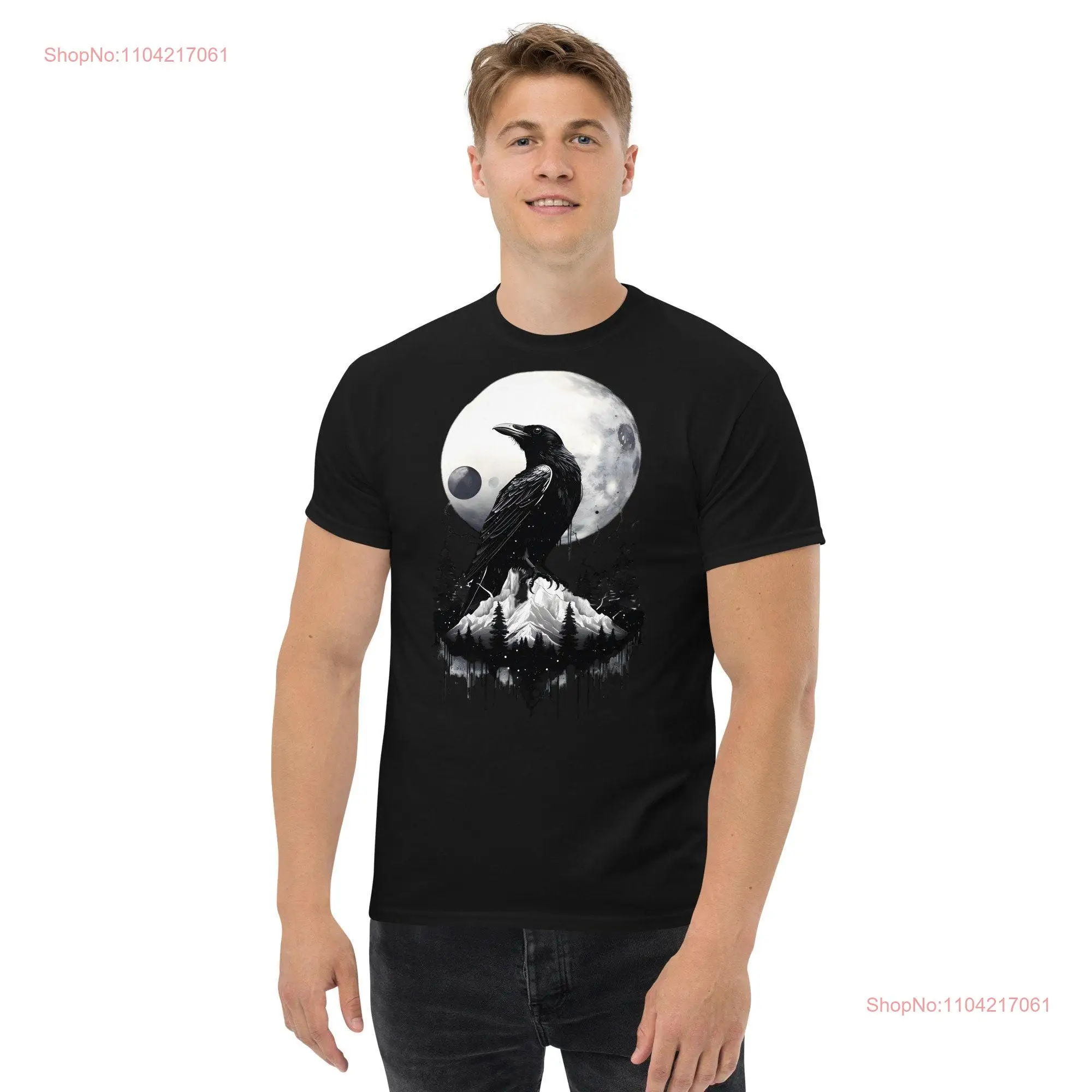 Raven Spirit T Shirt long or short sleeves