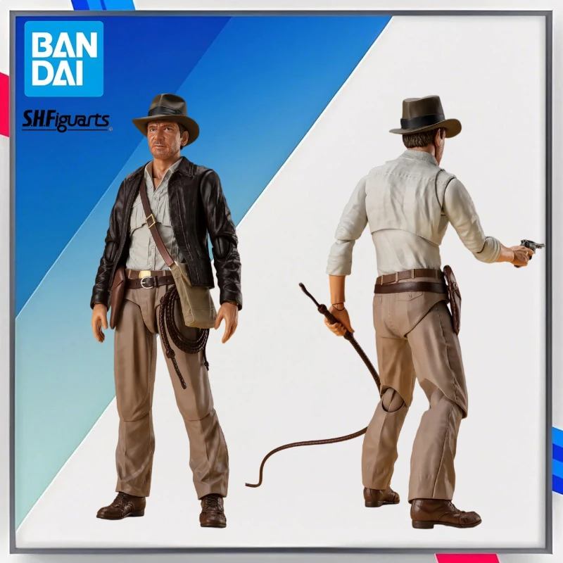 

Original Bandai Shf Indiana Jones "Raiders of the Lost Ark" See Model of Juggest Collectionable Action Figures Collectionable