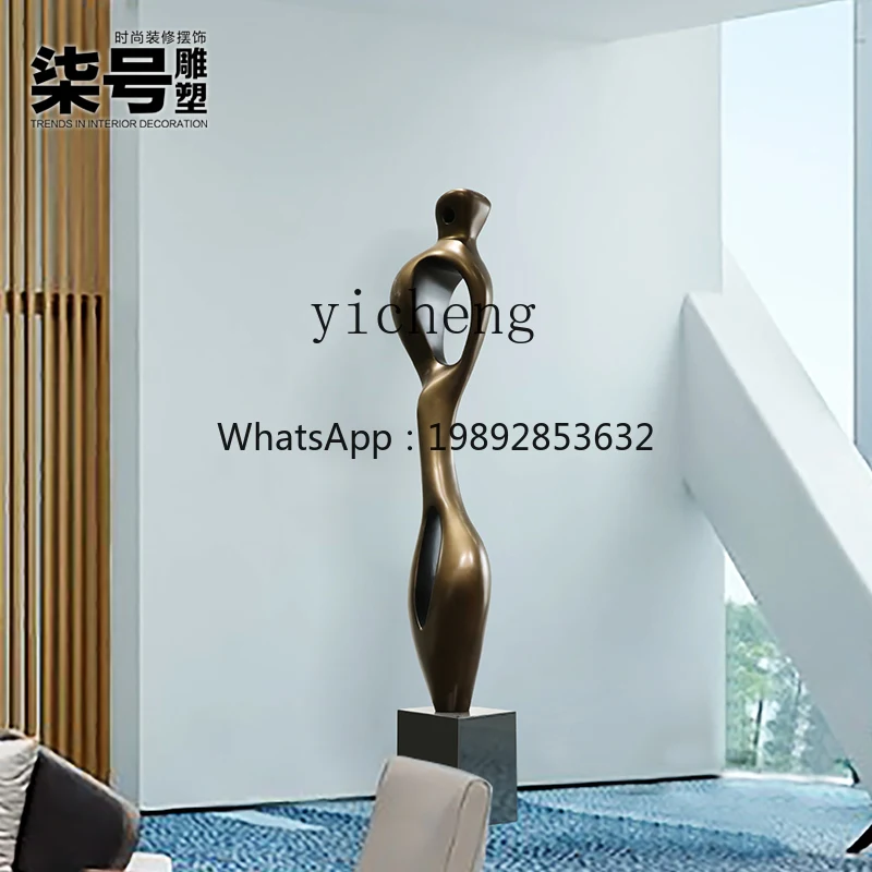 BJ Large Sculpture Ornament Creative Abstract Decoration Large Floor Installation Artwork