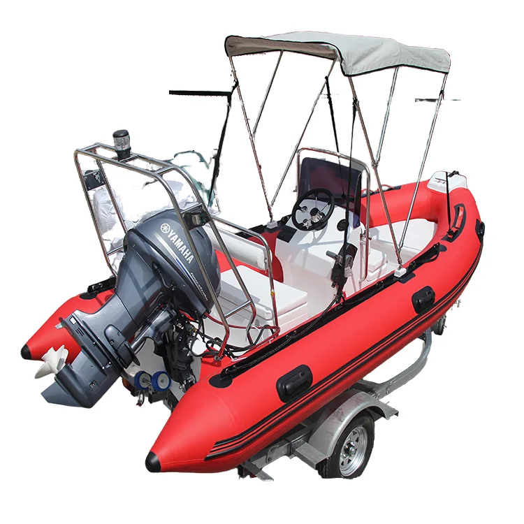 Customizable 430 Precision Rowing Fiberglass Inflatable Boat High-Speed Performan With High-Speed Performan
