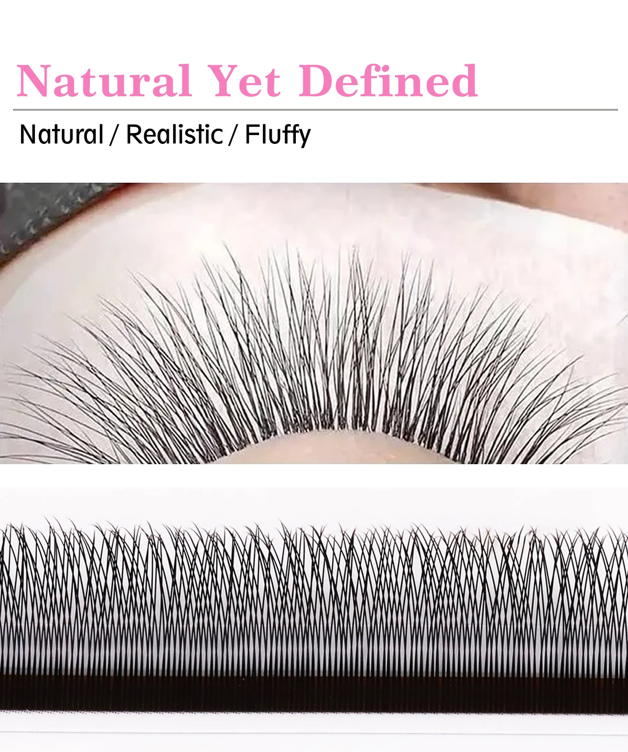 RUJADE 2D Y-förmige Wimpernverlängerung, schwarz, ultradünn, Y-Wimpern, leicht, natürlich, vorgefertigte Fächer, Einzelspitze, 2D Y-Wimpernverlängerung – Detail 8