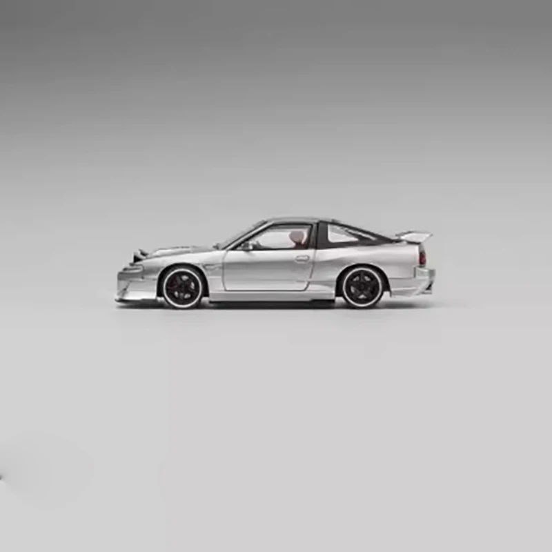 Modelo de coche de aleación de simulación de espíritu 180SX, escala Original 1:64, pantalla estática, juguete coleccionable, regalo, decoración de recuerdo