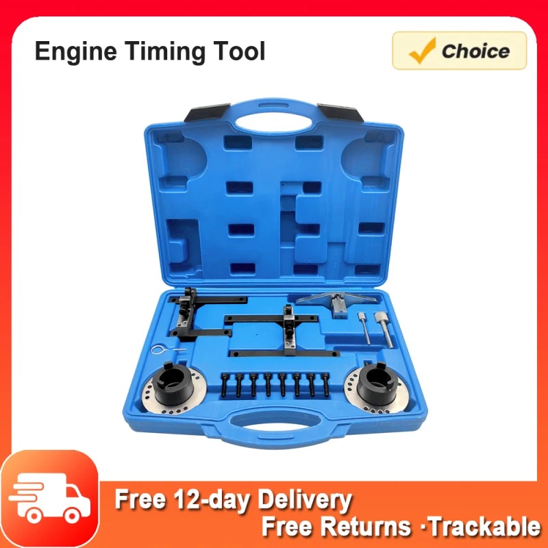 Petrol Engine Timing Tool Kit Timing Tool Kit w/ Carrying Case Replacement for Ford 1.0 EcoBoost Focus Fiesta Engine Timing Tool