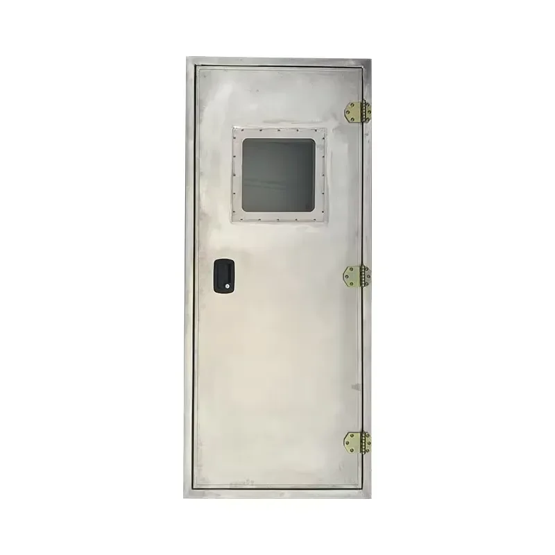 Aluminum Frame RV Trailer Door Single Point Lock Camping Entrance Heavy Duty Replacement Part for Motorhome Caravan Outdoor