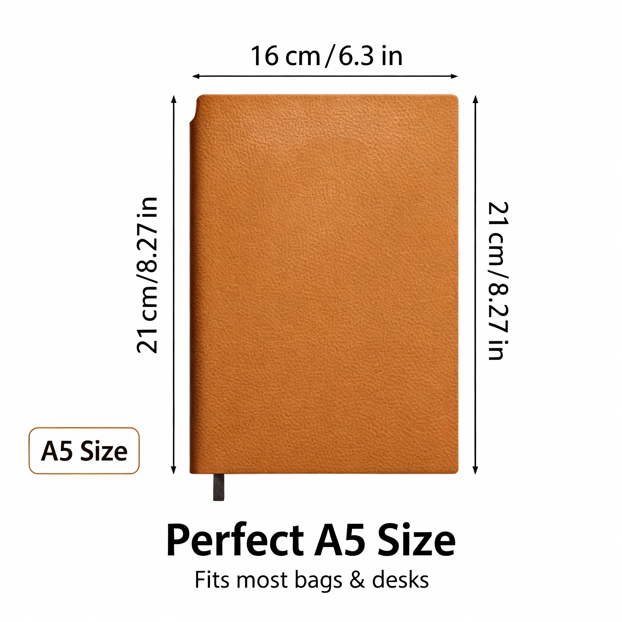 A5 Size Notebook  Perfect for Bags & Desks Compact & Portable Writing Journal fall gifts
