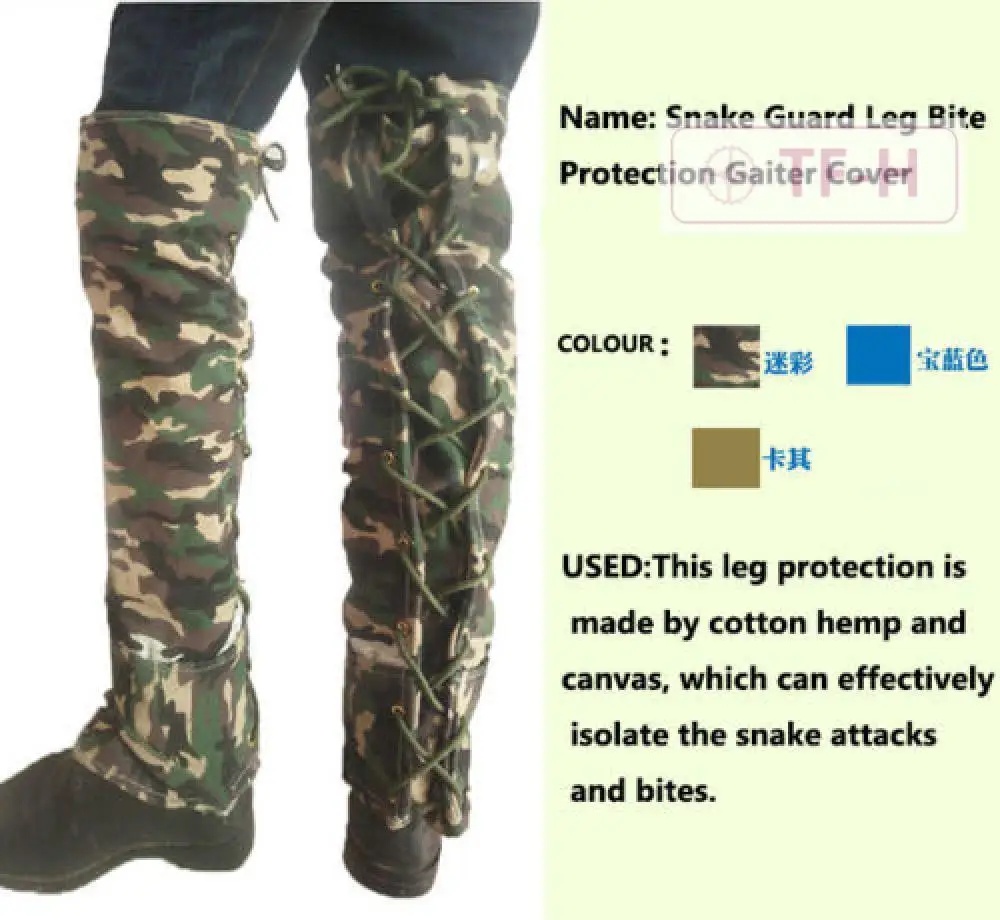 Outdoor Camping Mountaineering Dog Snake Guard Leg Anti Bite Protection Cover