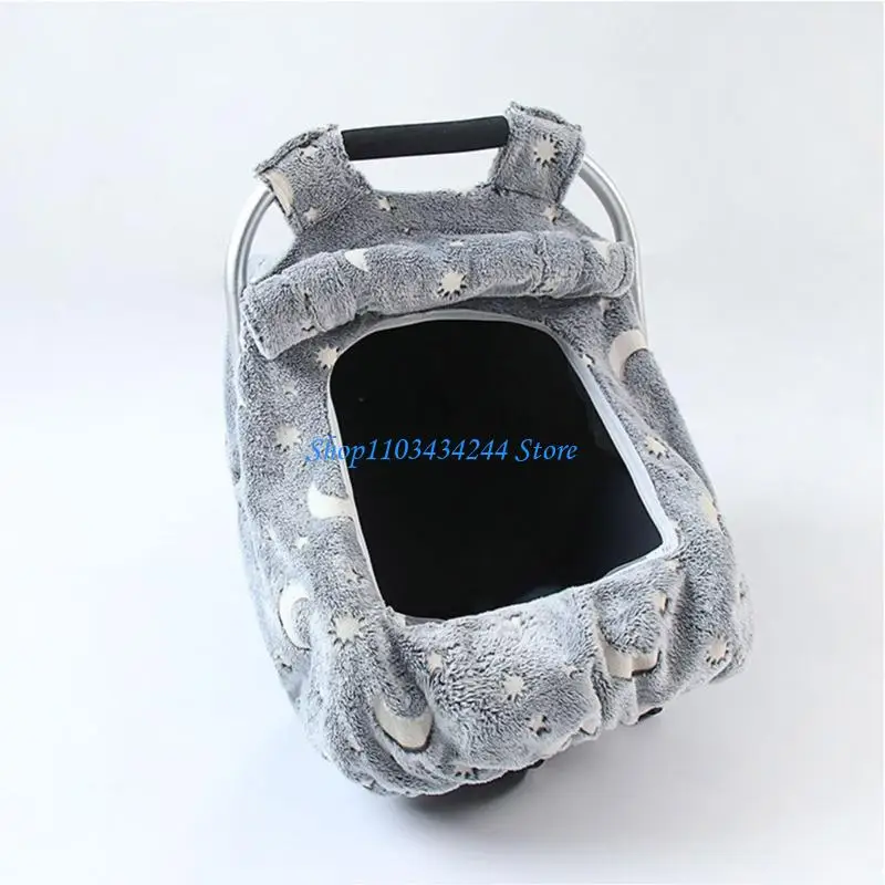 حقيبة حمل للأطفال الصغار متوهجة ليلاً، حقيبة جلوس للأطفال على شكل نجمة القمر #5