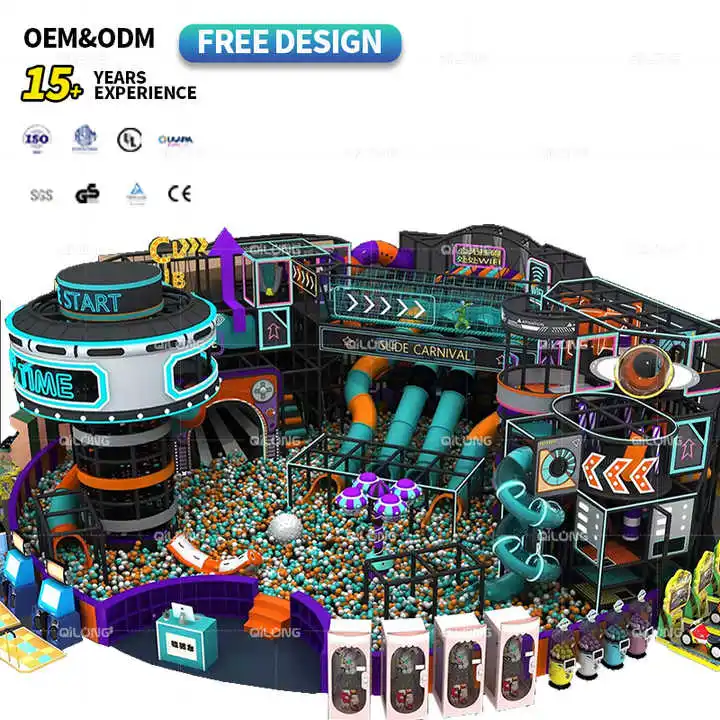 

Children's indoor playground PVC tubular frame indoor commercial indoor play