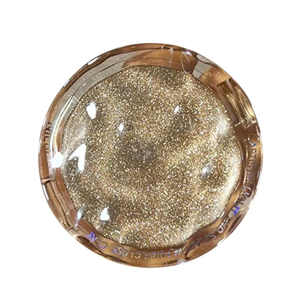 Highlighter Pó Paleta com Glitter Diamante, Rosto Durável Contorno, Shimmer Maquiagem, Cosméticos impermeáveis, 3 Cores, N0k9