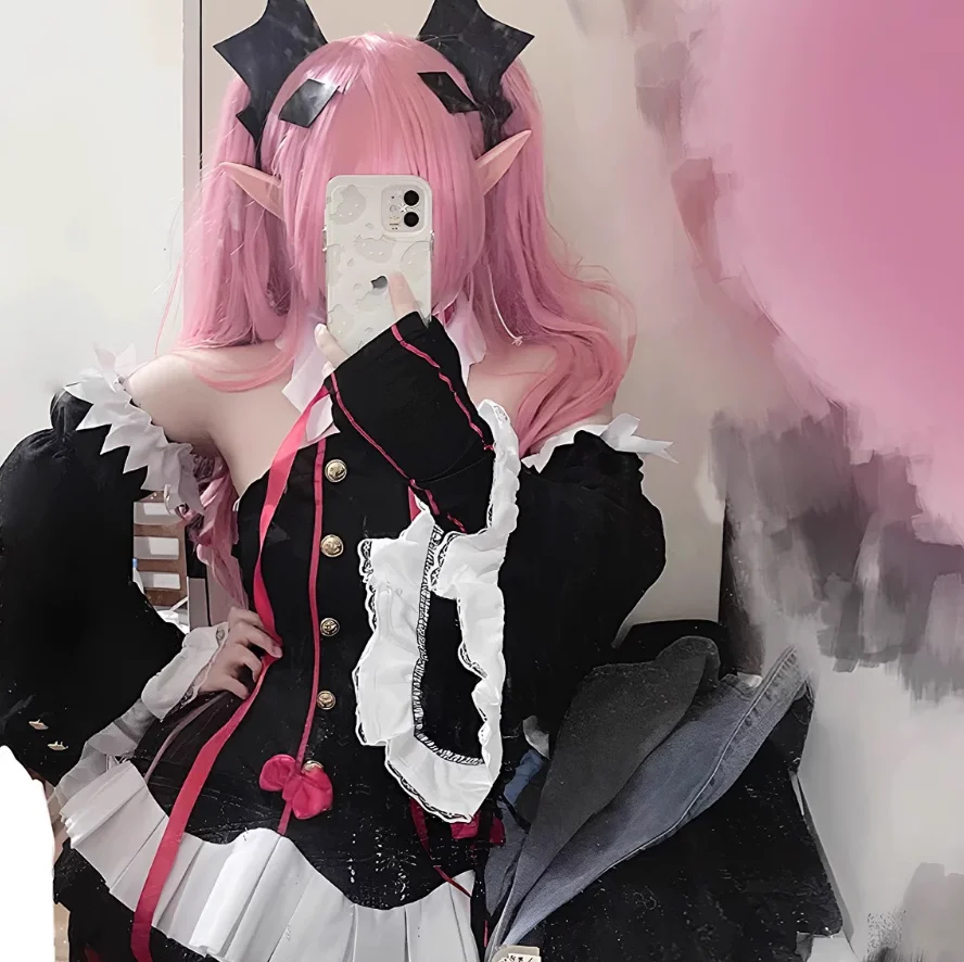 Séraphin de la fin Krul Tepes Cosplay Costume uniforme perruque Anime Halloween Costumes opulente splendeur fantaisie carnaval scène porter