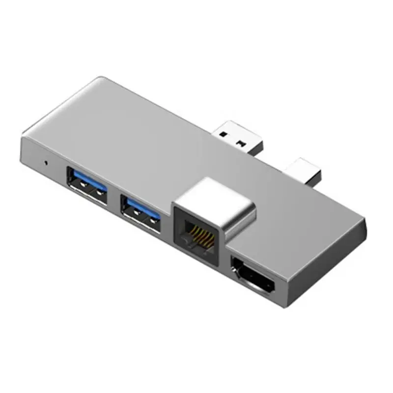 

Док-станция A46M-USB3.1 USB-C Hub Gen1 4K - совместимый с USB-конвертером 6-в-1 с поддержкой SD/TF-карт и RJ45 для Microsoft Surface