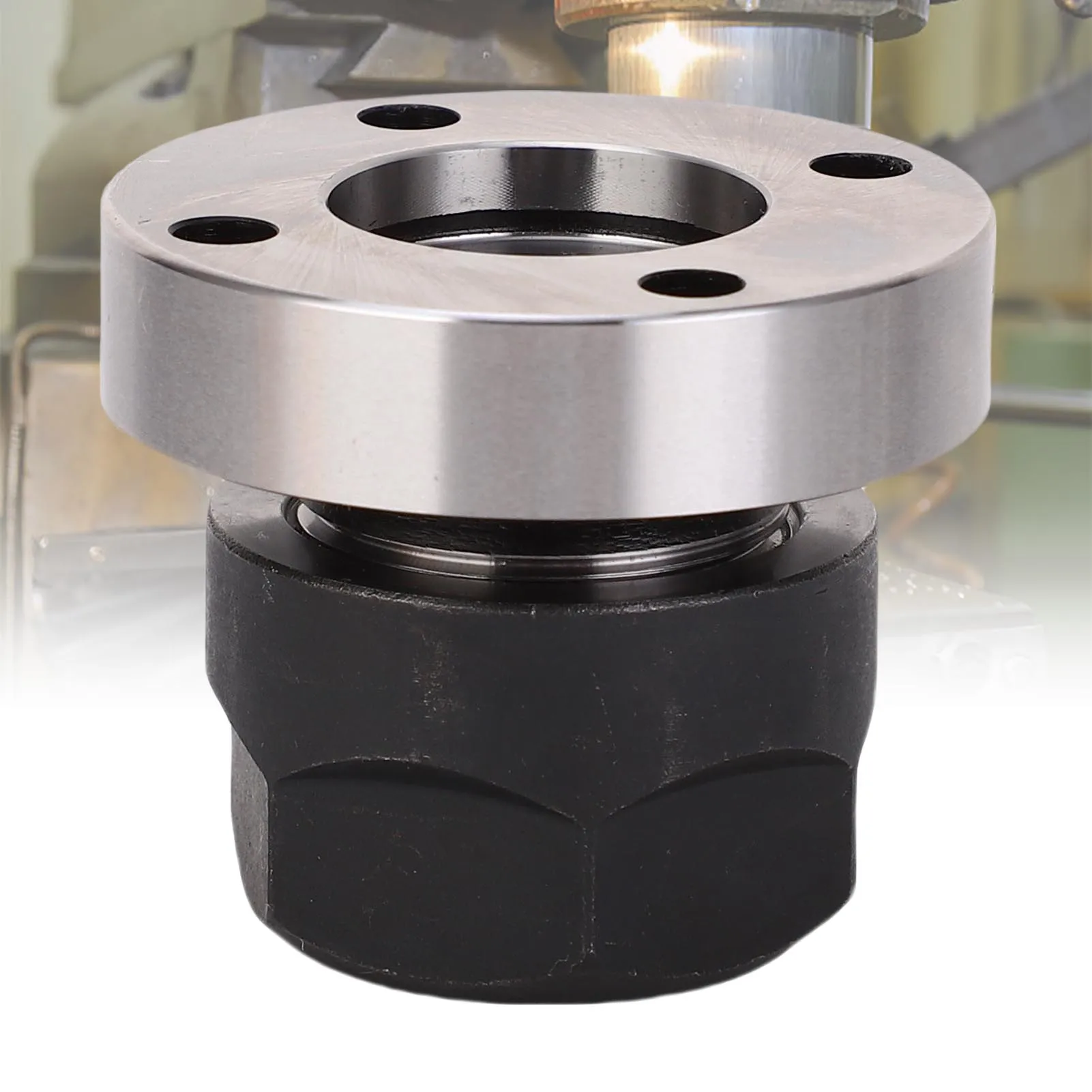 

4 Holes Chuck Seat ER20-D45 Eccentric Nut Flange Collet Holder for Lathe Machining Center 4 Holes Chuck Seat Lathe Collet Holder