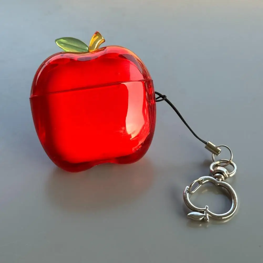 حافظة سماعة أذن ناعمة شفافة لأجهزة Airpods 4 مقاومة للسقوط على شكل أبل من مادة TPU تصميم ناعم مخصص لأجهزة Airpods الشخصية #5