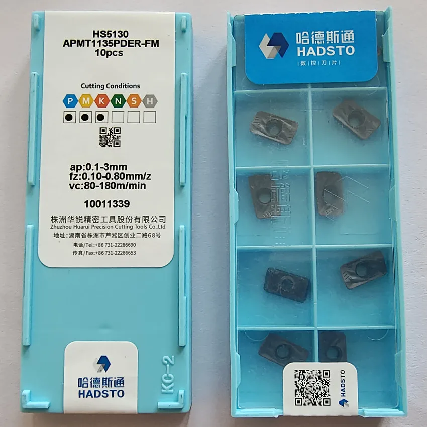 APMT1135PDER-FM HS5130 / APMT1604PDER-FM HS5130 / APMT1605PDER-FM HS5130 APMT1135 1604 1605 CNC carbide inserts 10pcs/box