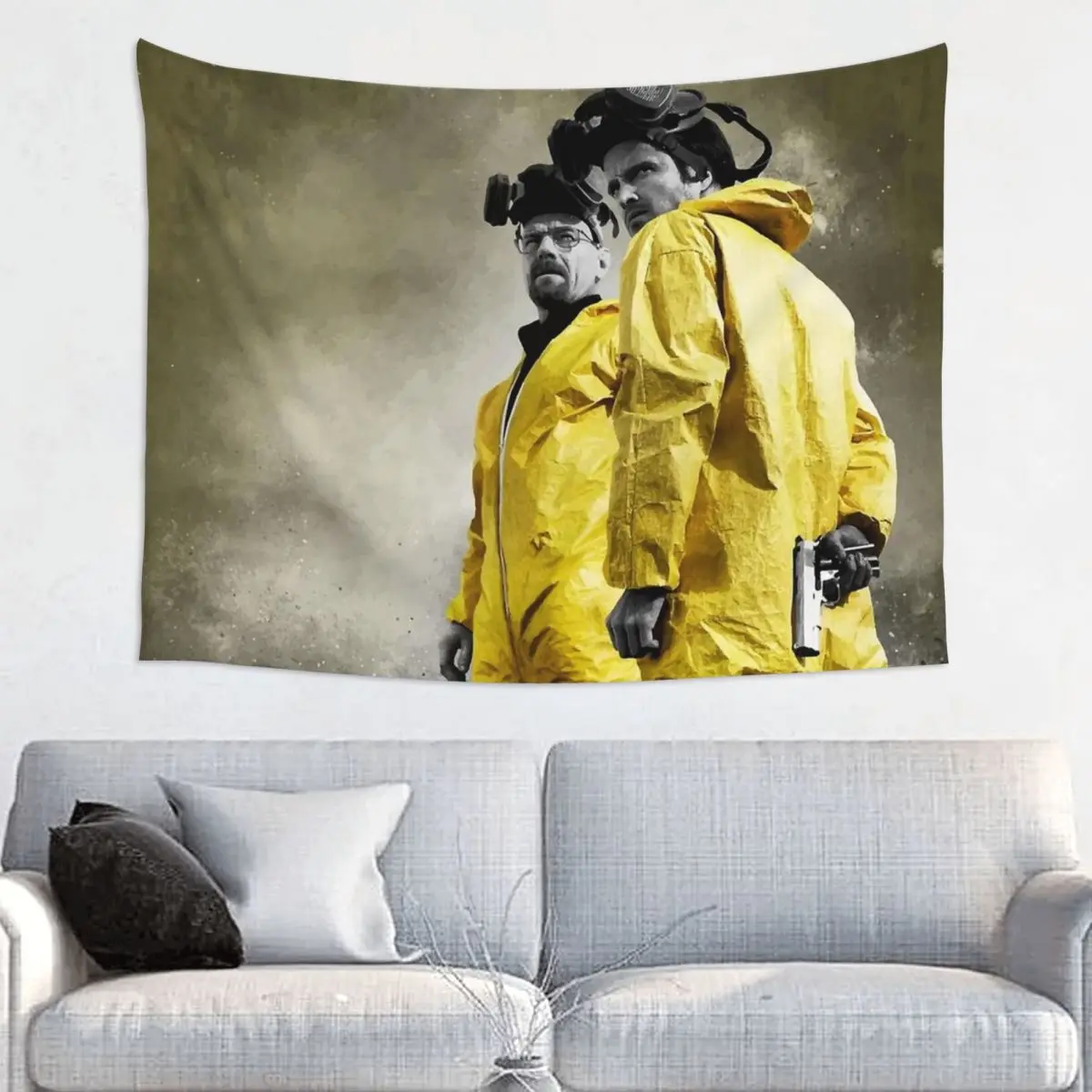 Breaking Bad Tapestry Colorful Fabric Wall Hanging Walter White Wall Decor Beach Mat Psychedelic Tapestries