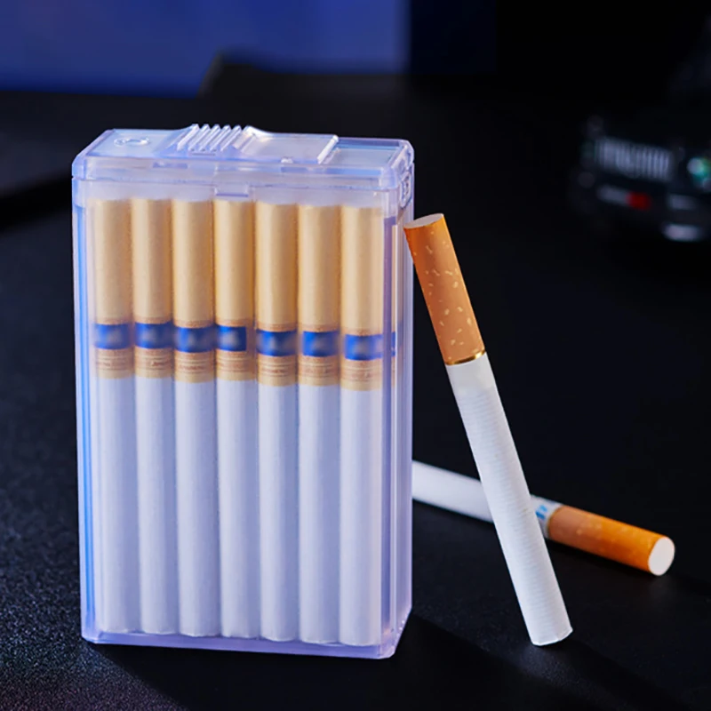 Plastic Cigarette Holder Case Box for Men Women 20pcs King Size 84mm Cigarettes, Perfect Gifts for Him Dad Husband