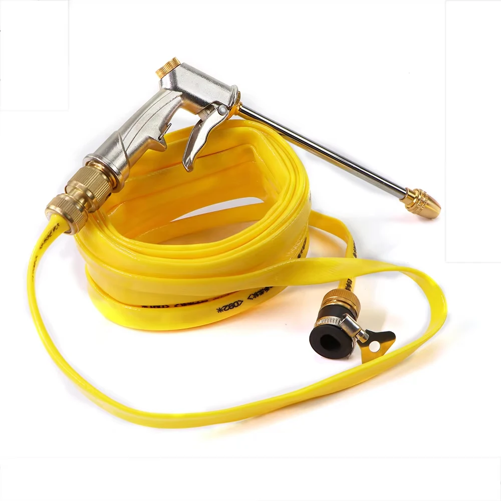 5M 10M 15M 20m TPE Yellow 1/2”Garden Hose for Outdoors Cold-resistanc Car Cleaning High Pressure Pipe Supple Irrigation Tubeing