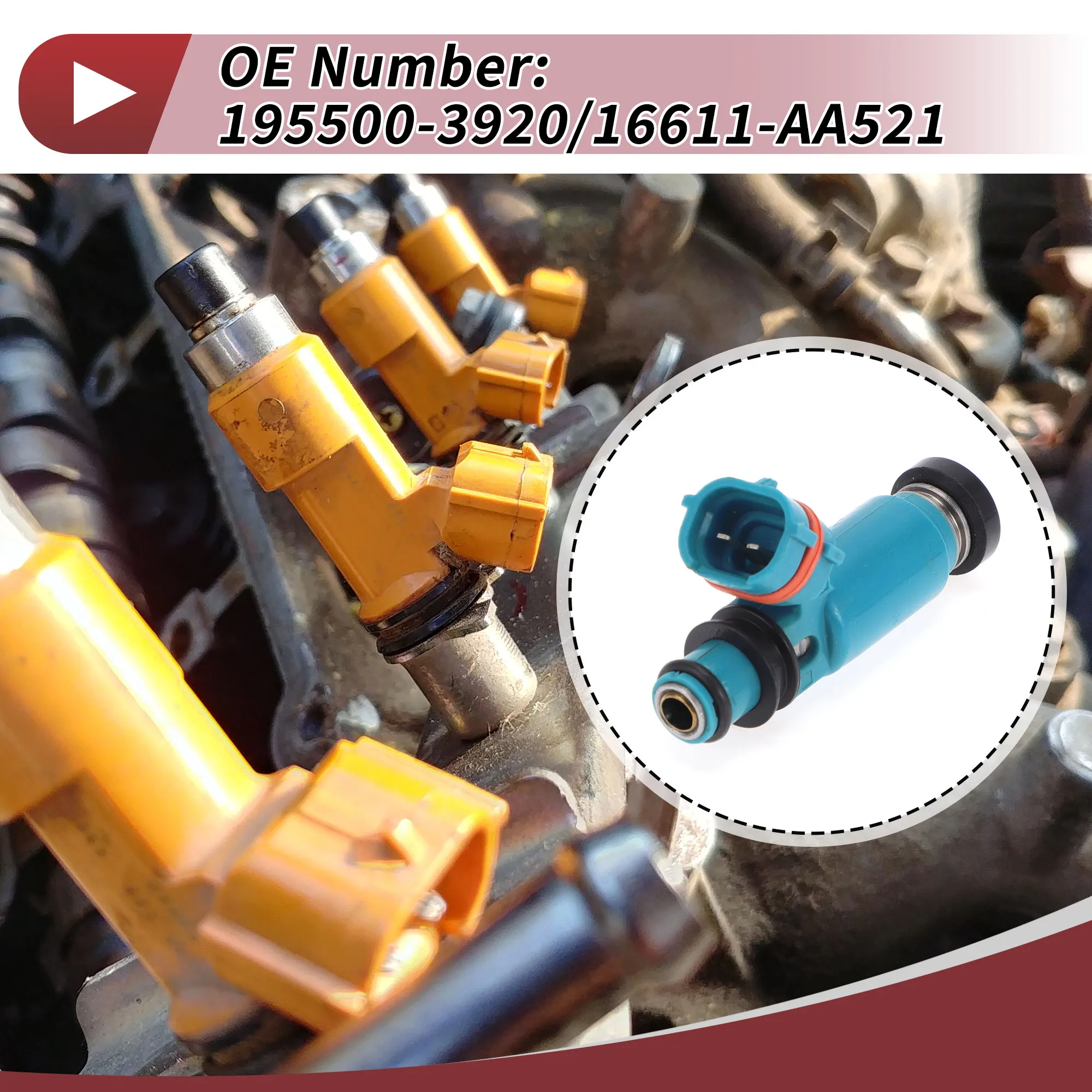 

Топливная форсунка UXCELL No 19500-3920 для Subaru Impreza WRX 2.0 02-05 1 шт. синяя