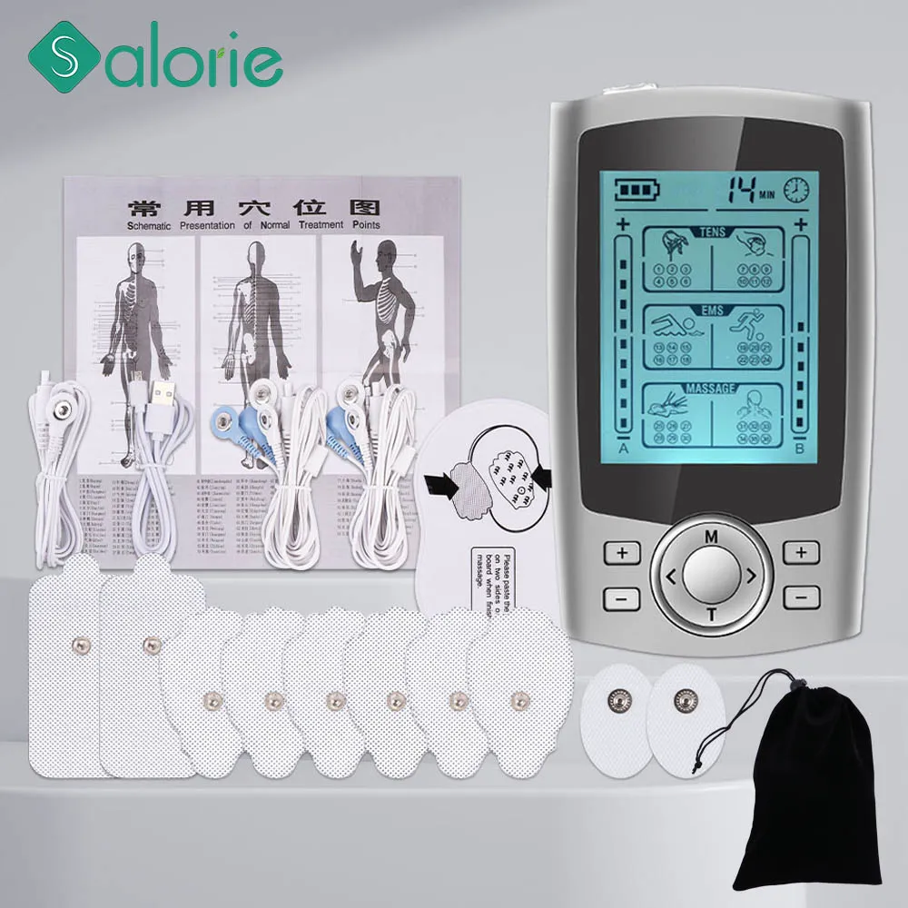 

36 Modes Tens Machine EMS Electric Muscle Stimulator TENS Physiotherapy Pulse Full Body Massager Pain Relief Health Care Device