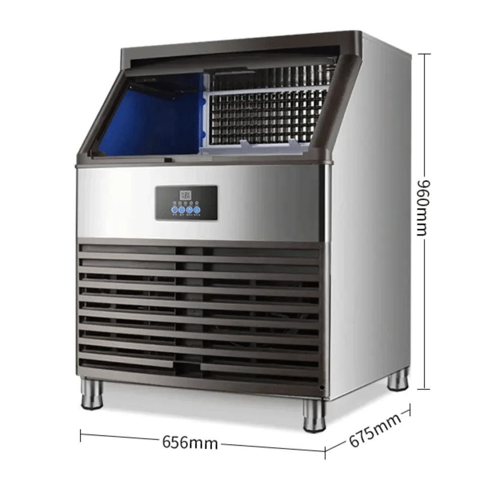 

Hot Sell 110V/50Hz 110V/60Hz GK180kg Large Commercial Ice Maker Ice Machine