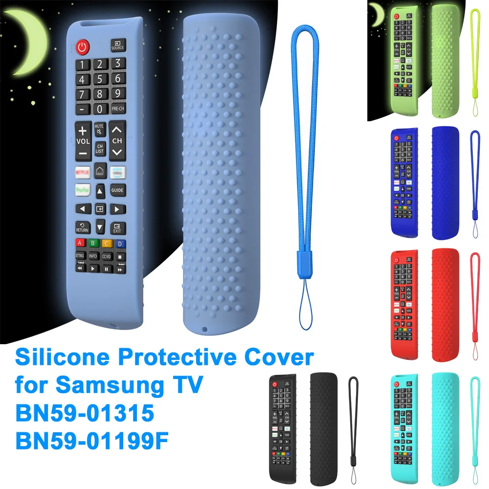 Copertura remota in Silicone compatibile con custodia protettiva per telecomando Samsung Smart TV TV BN59-01315 BN59-01199F