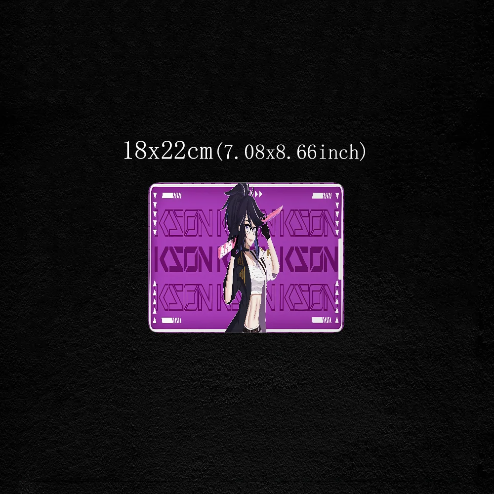 Mouse Pad Large VShojo Kson X V1 Tech Gaming Accessories Mousepad Anime Gamer Keyboard Desk Mat Pc Cabinet Games Computer Desks